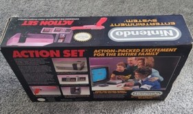 Nintendo NES Action Set Home Console - Complete In Box CIB - Very Nice - Look!