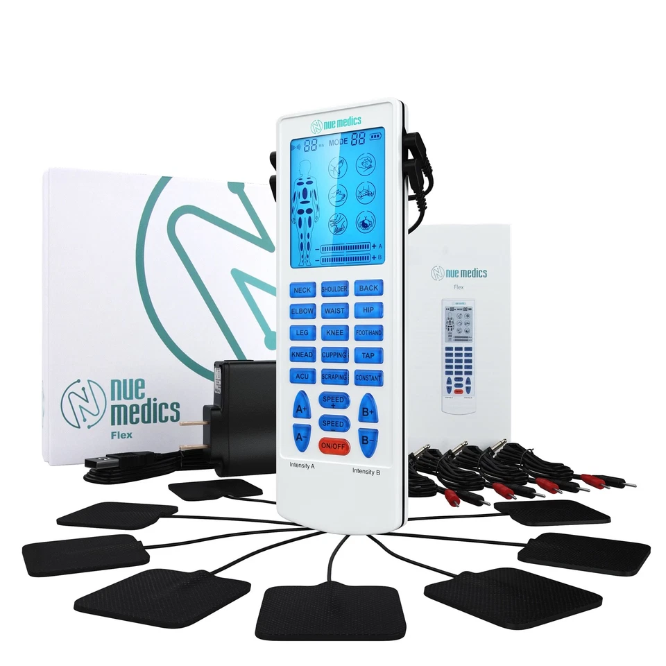 Dispositivo de alivio del dolor de cuerpo completo masajeador electro pulso estimulador muscular de diez unidades Foto 3 de 4