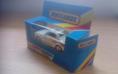 MATCHBOX TOYOTA MR2 PACE CAR MB 74 1986 1:56 WHITE BOXED 