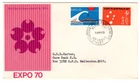 1970 Mar 16th. First Day Cover. Aus Participation in Expo 70, Japan-Russell St.