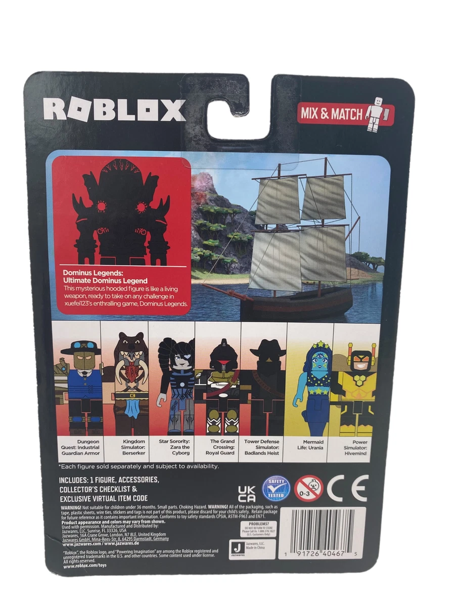 Roblox ULTIMATE DOMINUS LEGEND 2.5 In Figure Dual Wings Virtual