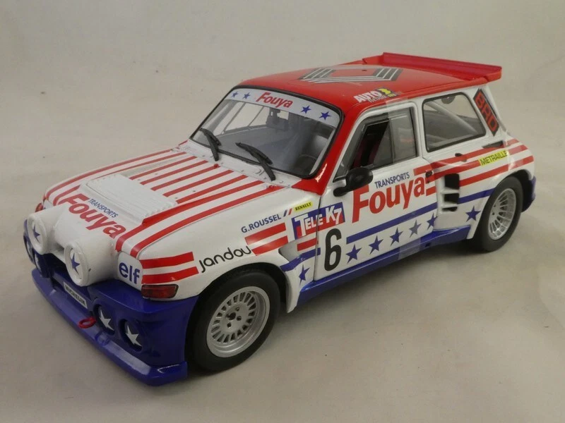 Solido Renault 5 Maxi Tusbo #6 Roussel Rally Cross 1987 1/18 S1804706 - Immagine 2 di 3
