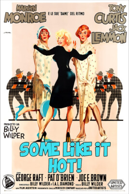 Some Like It Hot - Movie Poster - Size 24x36, 11x17 Inches