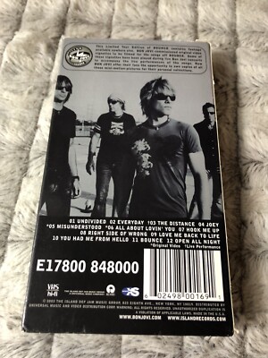 Bon Jovi Bounce The Tour Edition 2003 VHS Live Concert | eBay