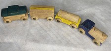 Wooden Train Set Vintage Creative Playthings 4 Piece USA Made Preschool Toys