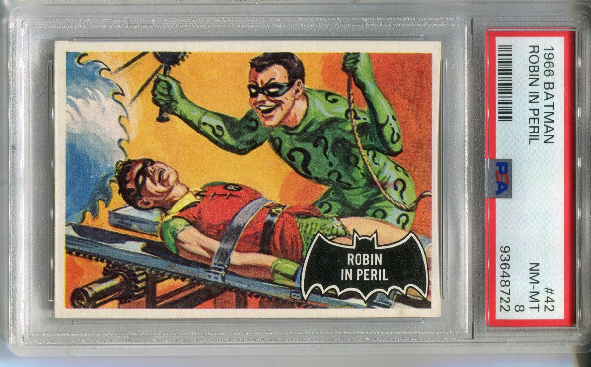 1966 Batman #42 Robin in Peril PSA 8 NM-MT Robin & The Riddler | eBay