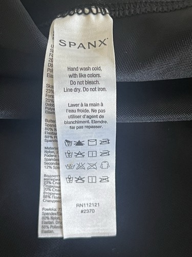 NWT Spanx Black Halter Slimming One Piece Swimsuit Gold Ring Style 2370 - Picture 19 of 19
