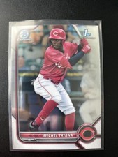 2022 Bowman Chrome Prospects #BCP75 Michel Triana Reds