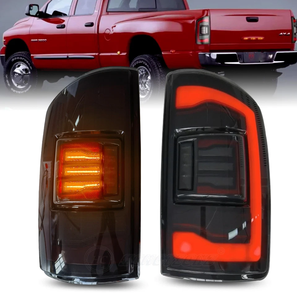Luzes traseiras de LED para 2002-2006 Dodge Ram 1500 2003-2006 Ram 2500 3500 animação - Imagem 3 de 4