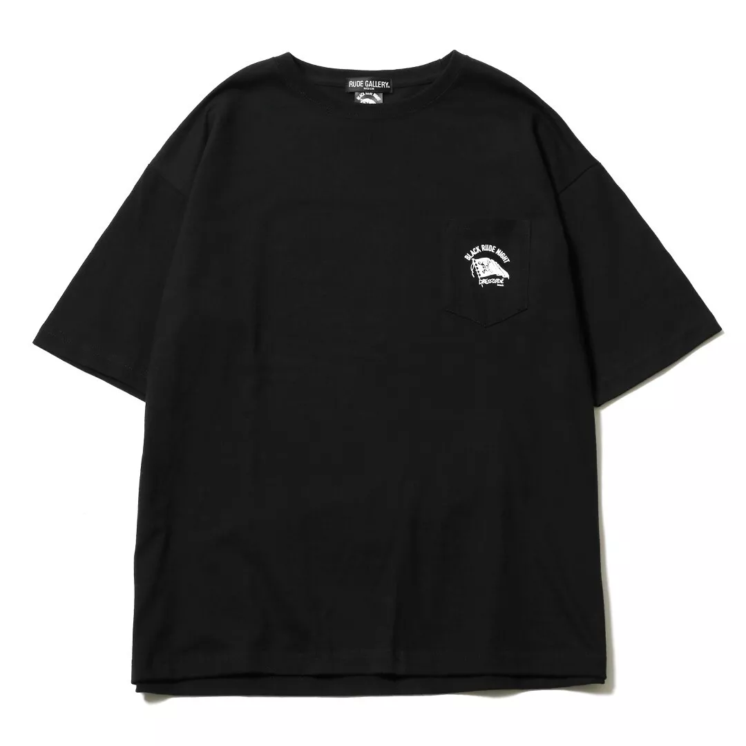 Rockin Jelly Bean ~BLACK RUDE NIGHT~ Pocket T-Shirt EROSTIKA Rude