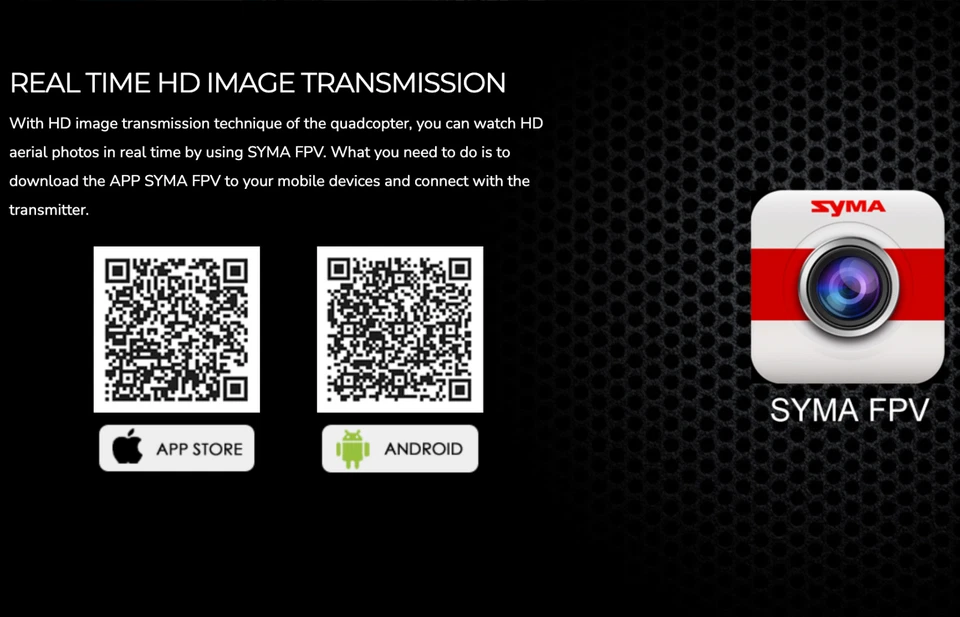 Беспилотный летательный аппарат с камерой Syma X5HW — Wi-Fi FPV, удержание высоты, 6-осевой гироскоп удержание высоты - Изображение 2 из 4