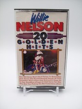 Vintage Willie Nelson 20 Golden Hits Cassette Tape Import Italy Rare 