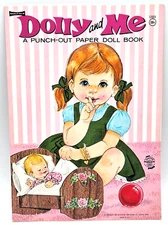 1969 Vintage Saalfield Dolly and Me A Punch Out Paper Doll Book #1323 UNPUNCHED