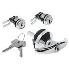 Midget Sprite 1964 - 1980 , Lock 3 pieces set - doors + boot , AHA6357C