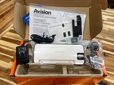 Avision IS15 Plus Portable USB Scanner for Photos & Cards 600dpi ~New Open Box~