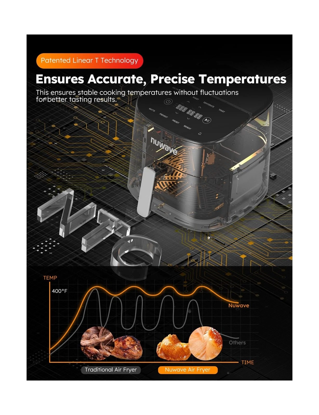 Nuwave Brio Plus Air Fryer - Thumbnail 4