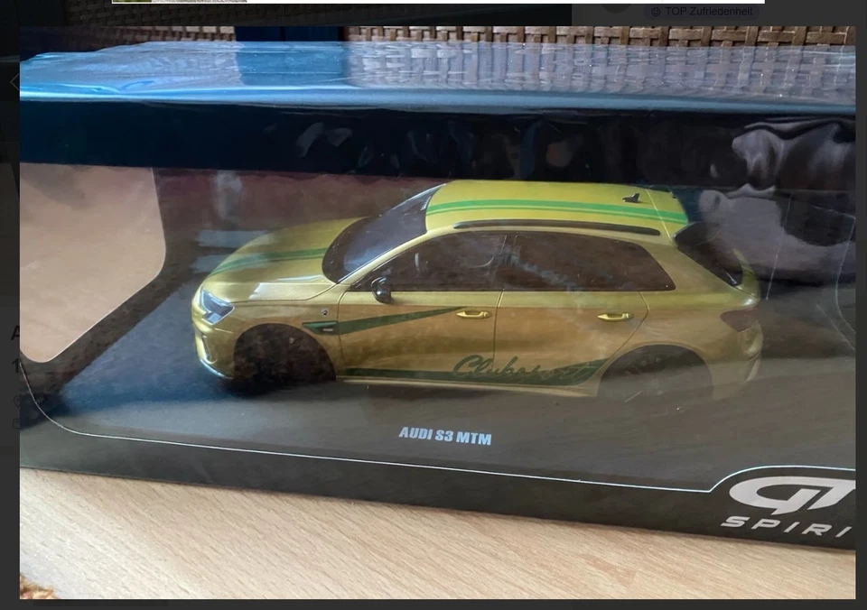 Audi S3 MTM GT Spirit GT891 1:18 Original Packaging New - Image 4 of 4