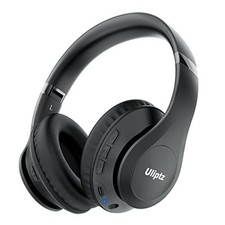 Wireless Bluetooth Headphones, 65H Playtime, 6 EQ Sound Modes, HiFi Black