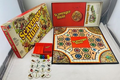 1983 Scavenger Hunt Game by Milton Bradley Complete in Very Good Cond FREE SHIP