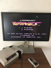 Legendary Wings Nintendo Entertainment System NES 1988 Capcom Official Tested