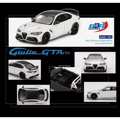 BBR Models - Alfa Romeo Giulia GTAm - White - BBRDIE6426