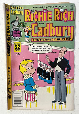 Richie Rich & Cadbury #3 Harvey World Giant 52 Pages 1978 VG Complete Bronze Age