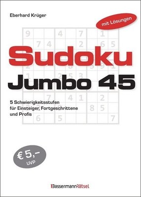 Sudokujumbo 45 5 Schwierigkeitsstufen - für Einsteiger, Fortgeschrittene und ...