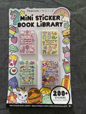 Mini Sticker Book Library 200+ Stickers Cute Aesthetic Easter Gift Birthday