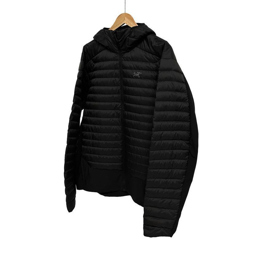 ARC'TERYX Arc Teryx Cerio ibrido piumino d'oca giacca con cappuccio e zip nero 6376 136456738