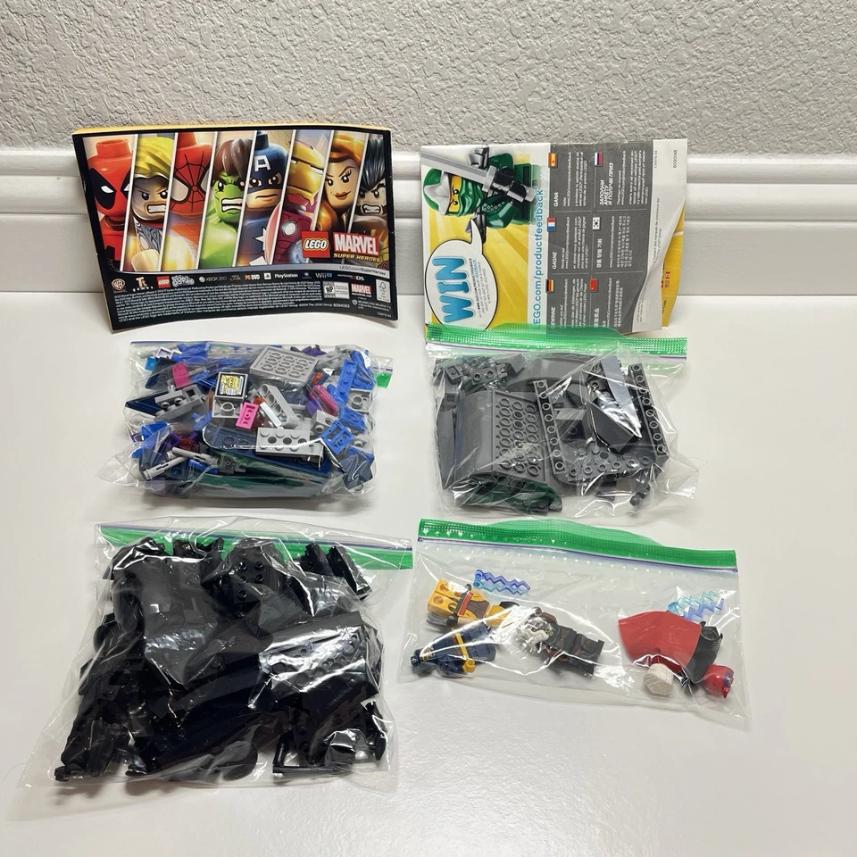 LEGO Marvel: X-Men Vs. the Sentinel (76022) 100% Completo con Minifiguras Foto 2 de 4