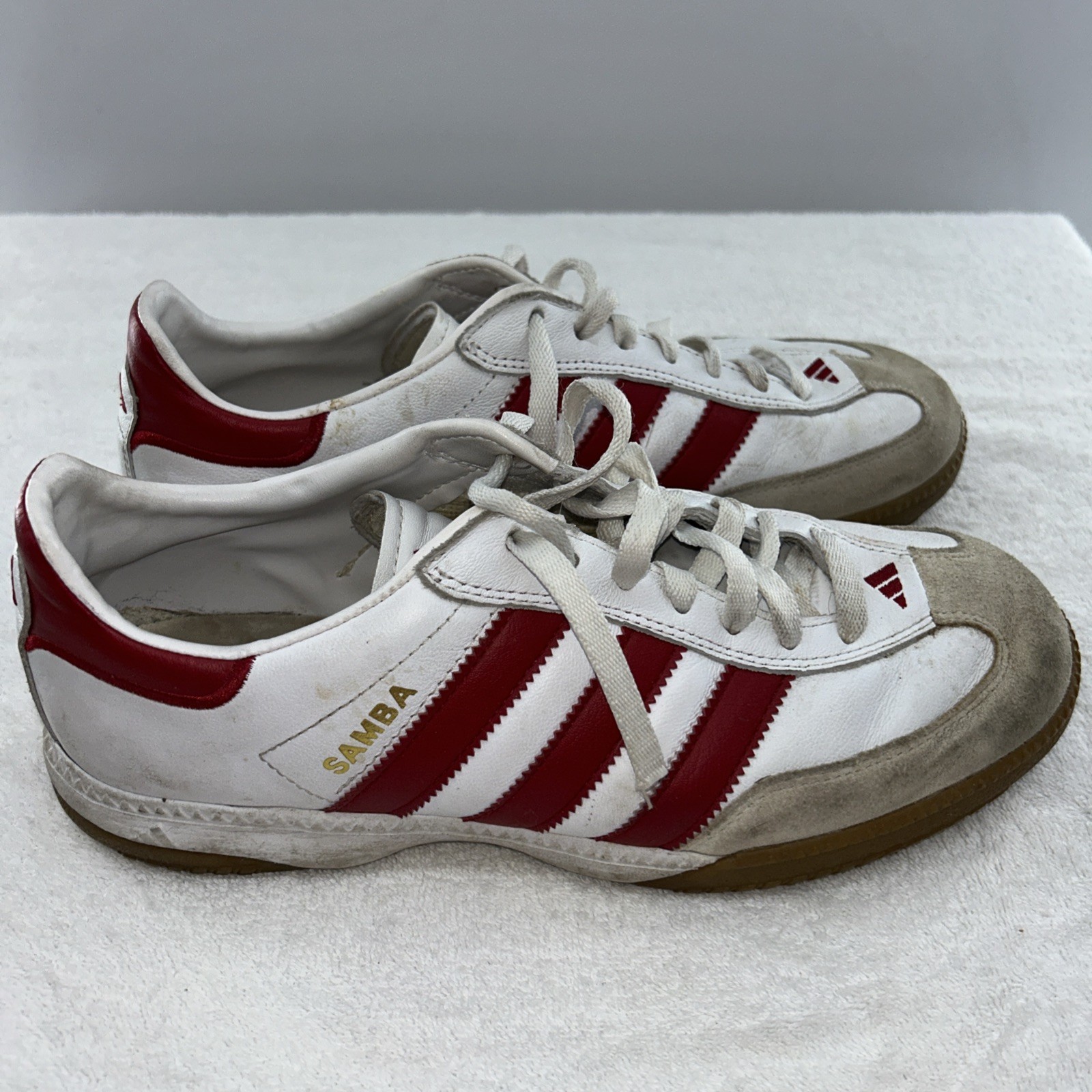 Adidas Samba OG Men's Red/White Soccer Style Shoes Size 8.5 2006 image 3