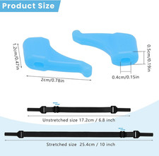 Kid Glasses Straps - 10 Psc Adjustable Eyewear Retainer with 10 pair Ear Hook...