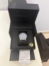 orologio uomo usato Hamilton Jazzmaster Thinline Quartz 42mm H38511743