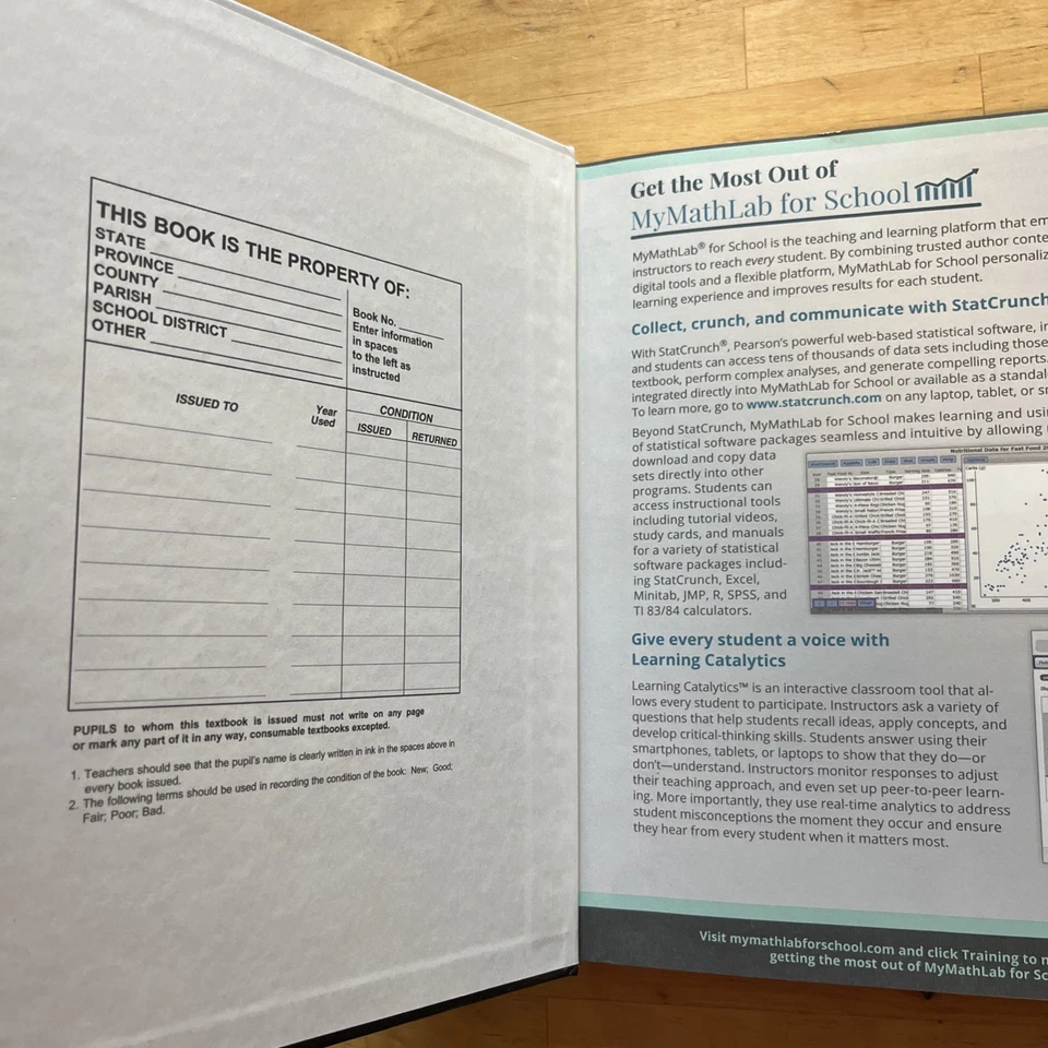 Stats - In Your World | 3rd Edition | Teacher’s Edition | 3e, Bock, Craine— GOOD - Image 3 of 4