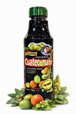 Ocotzotl Herbal Wellness Tonic 1L Cuatecomate Eucalyptus Mullein Liquid Extract