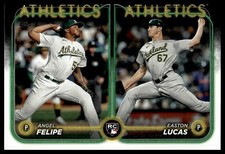 2024 Topps Update #US306 Easton Lucas / Angel Felipe RCOM, RC