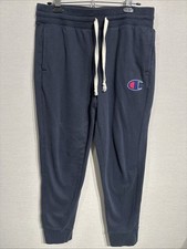 Champion Big C Logo Sweatpant Men  s Medium Blue