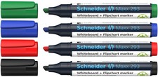 Schneider Maxx 293 Marker (für Whiteboards und Flipcharts, Keilspitze 2 + 5 mm S