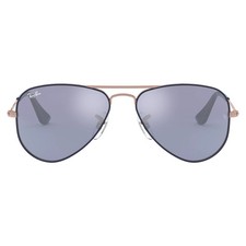 Ray-Ban Junior Aviator RJ9506S 264/1U 52mm Bronze / Blue Mirror Sunglasses