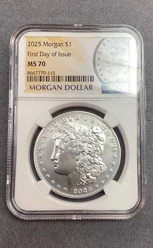 2025 Morgan Silver Dollar NGC MS70 First Day Of Issue