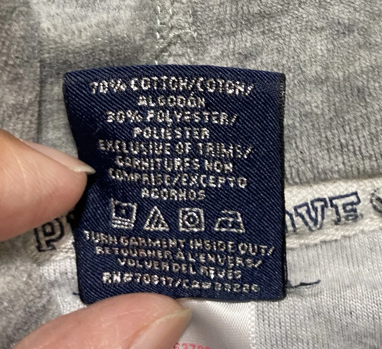 UNDERCOVER Felpa con cappuccio Victoria's Secret Love rosa grigia taglia S