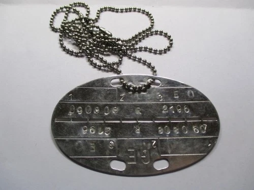 Estate! Official Dog Tag German Army DOG TAG Born Probably 1908