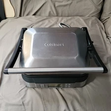 Cuisinart GR-6 Smokeless Contact Griddler Six Panini Press Very Good USED Cond