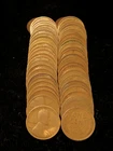 1919 Lincoln Wheat Cent Roll - 50x Coins