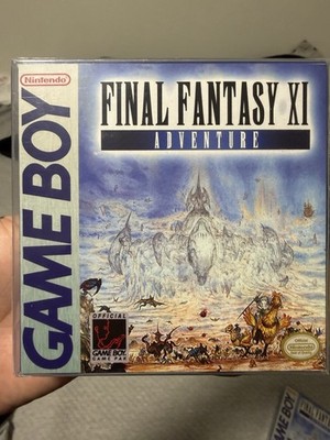 MOCK UP - EMPTY BOX - NO GAME - DISPLAY ONLY - Gameboy Final Fantasy XI 11 DMG A
