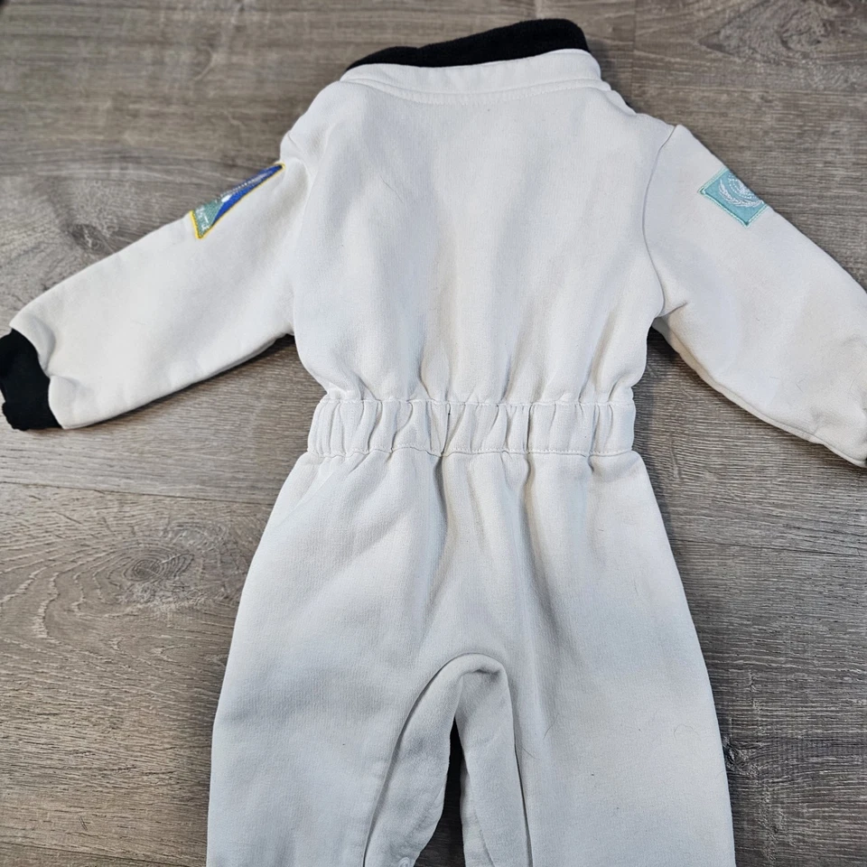 Fantasia macacão astronauta traje espacial para bebê meninos criança cosplay 6-12 meses - Imagem 2 de 4
