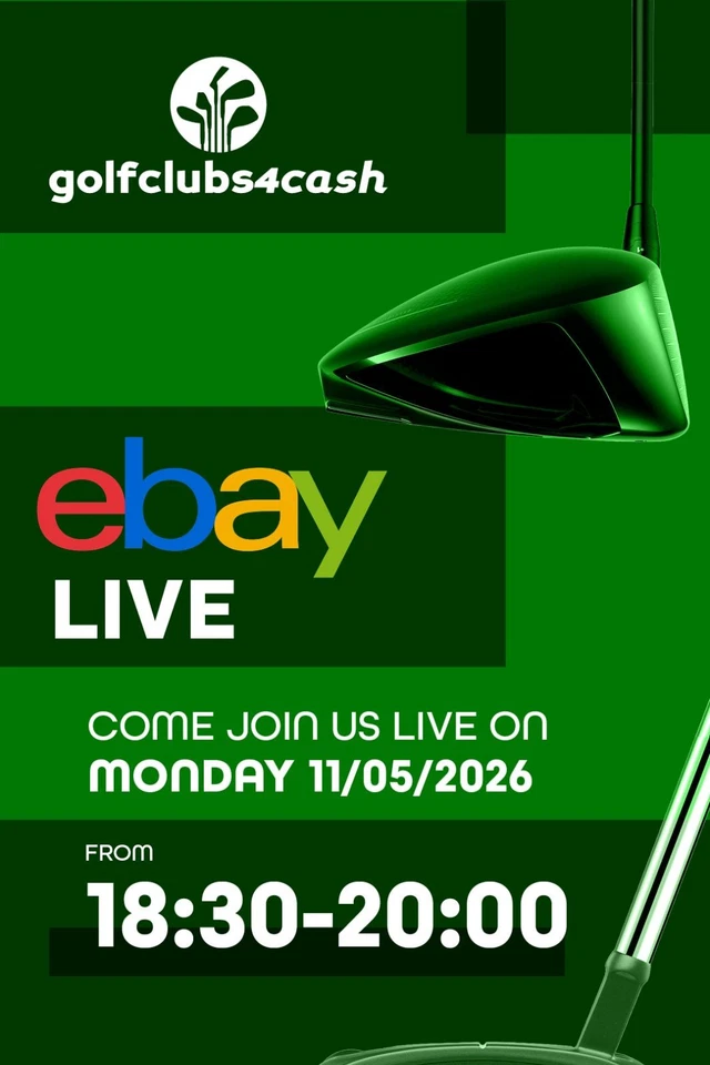 Golfclubs4cash Ebay Live! Europe's Largest Used Golf Selection. £1 Starts⛳