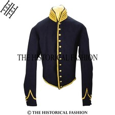 Civil War Uniform Confederate Infantry Uniform American Navy Blue wool Jacket