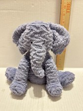 Jellycat Fuddlewuddle Elephant Plush Medium 9 inches Grayish Blue
