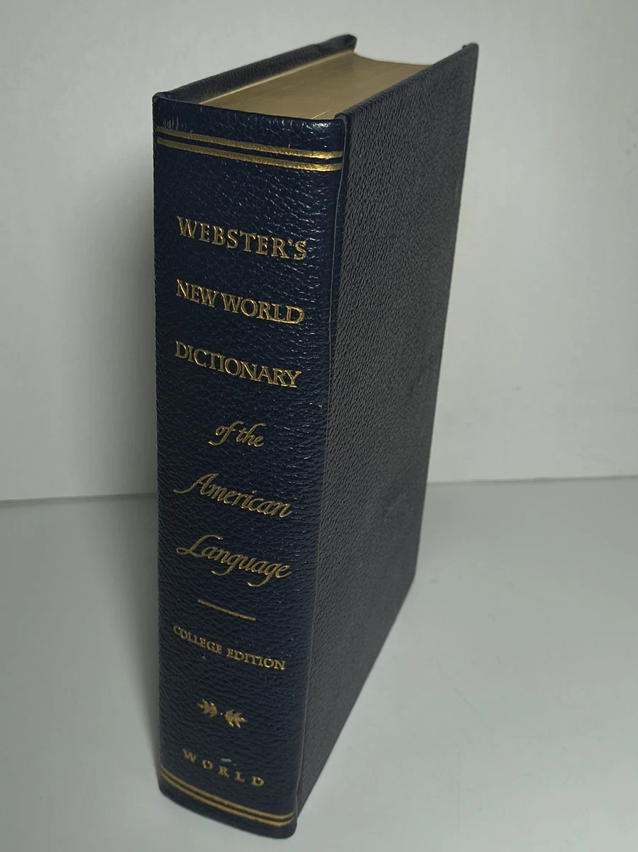 Webster's New World Dictionaries 1950-1999 Publication Year for